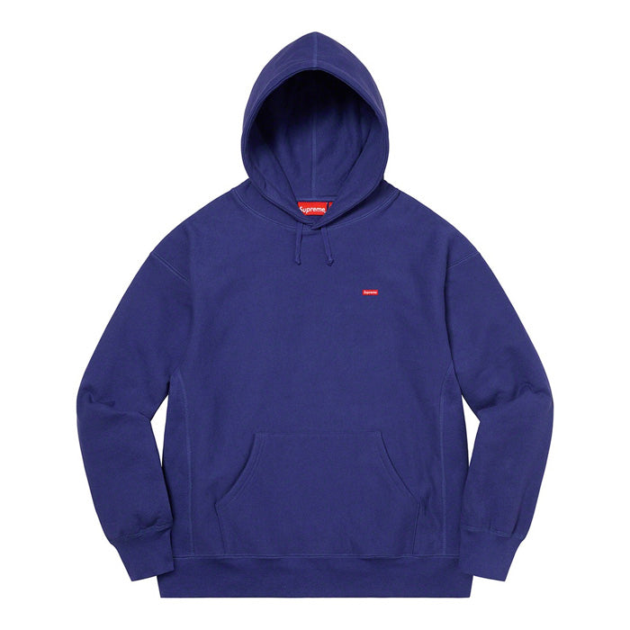 Supreme Small Box Hooded Sweatshirt (SS21)- Washed Navy