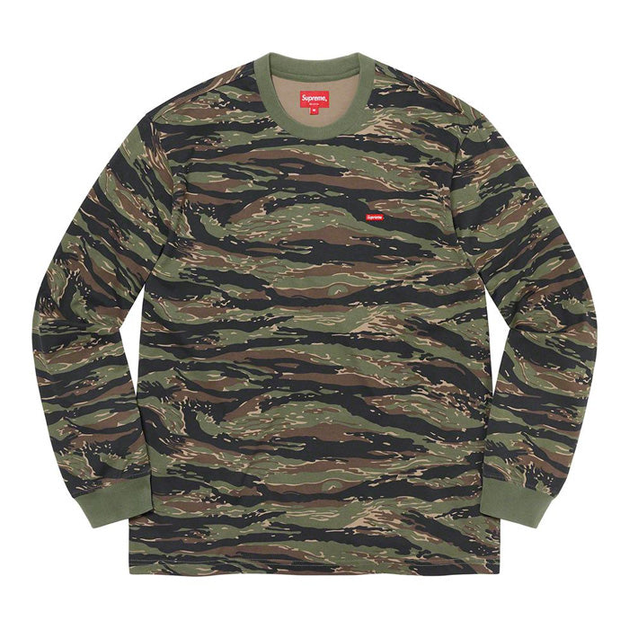 Supreme Small Box L/S Tee (SS21)- Tigerstripe Camo