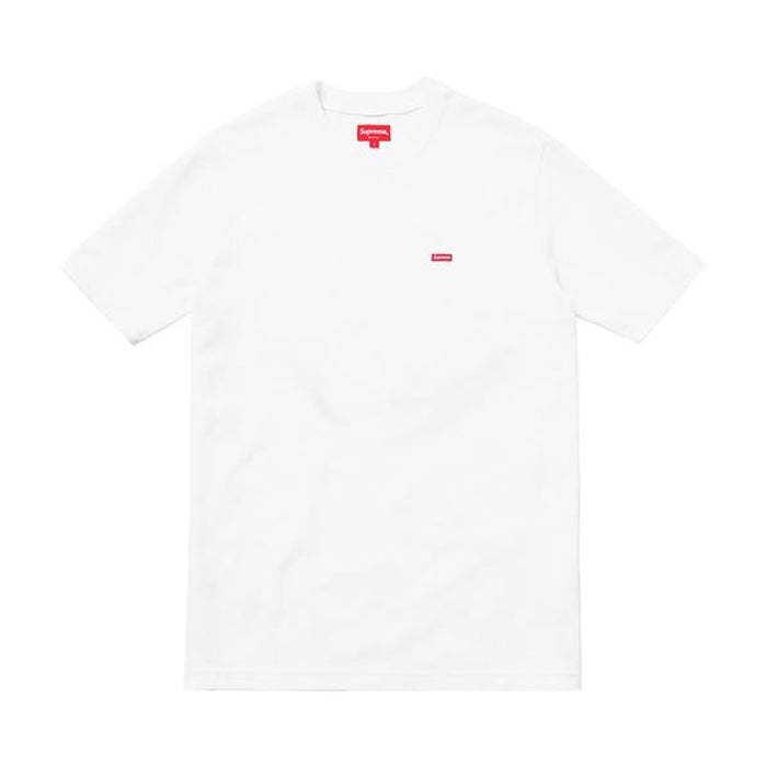 Supreme Small Box Pique Tee- White