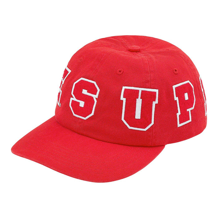 Supreme Spellout 6-Panel- Red