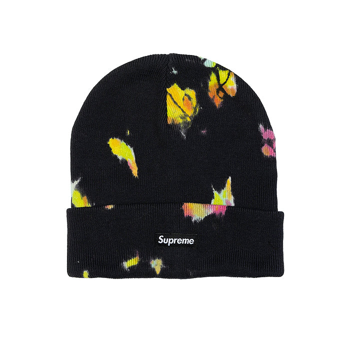 Supreme Splatter Dyed Beanie- Black