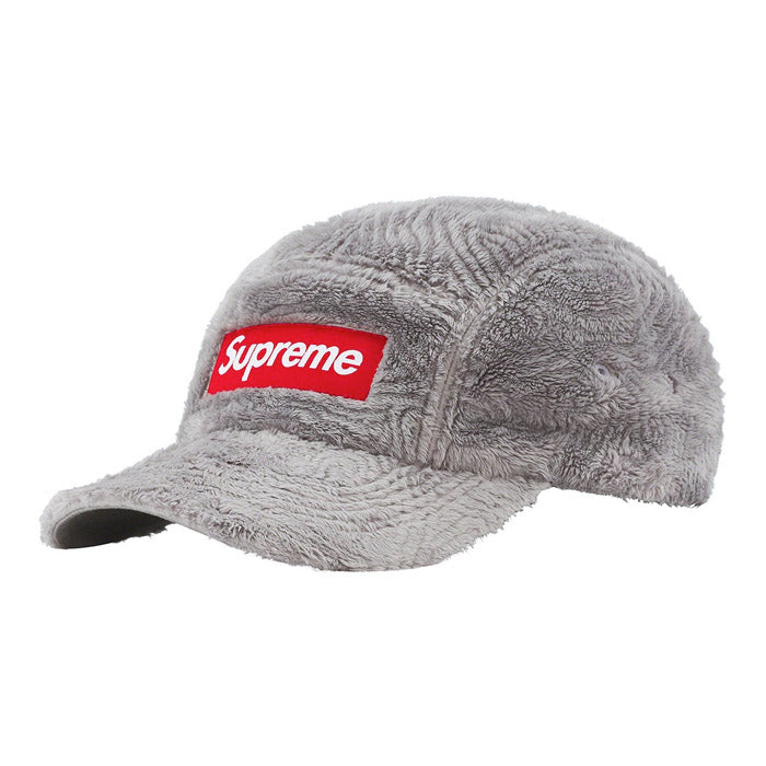 Supreme Swirl Fleece Camp Cap- Grey