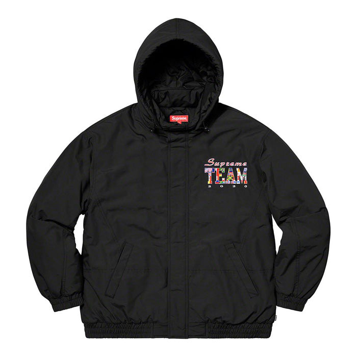 Supreme Team Puffy Jacket- Black