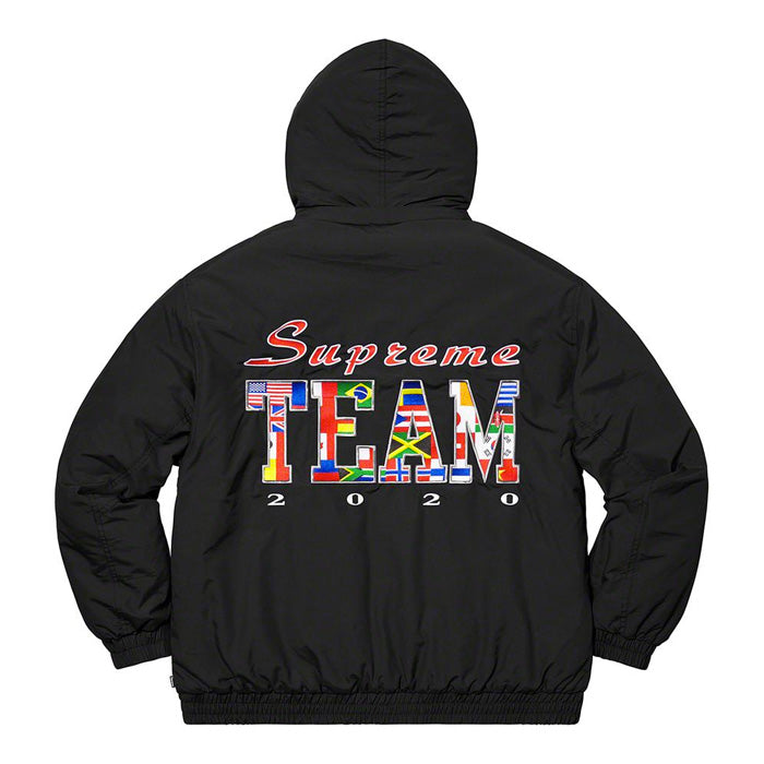 Supreme Team Puffy Jacket- Black