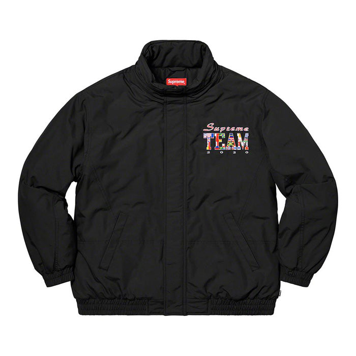 Supreme Team Puffy Jacket- Black