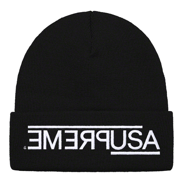 Supreme USA Beanie- Black