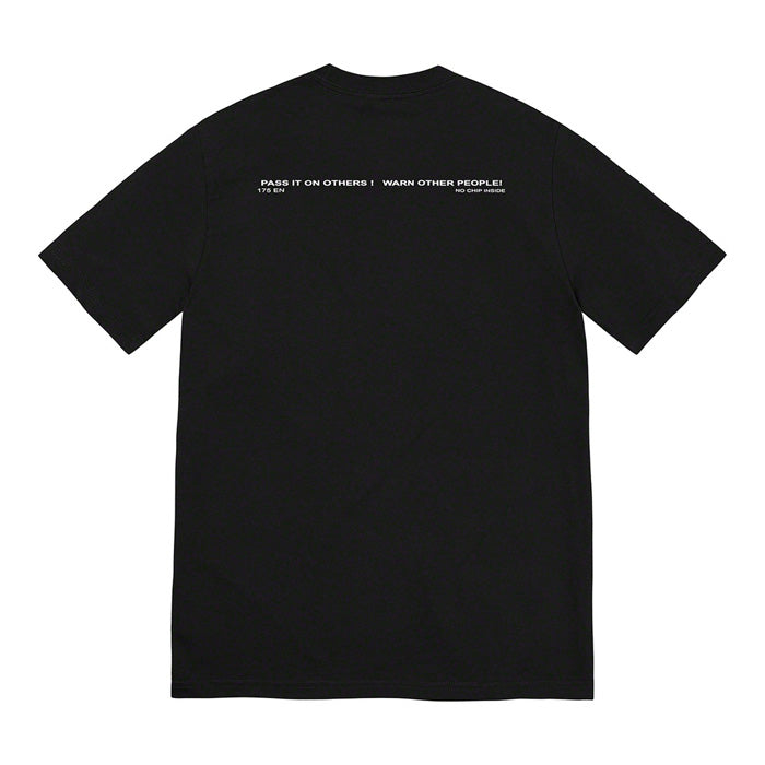 Supreme Warning Tee- Black