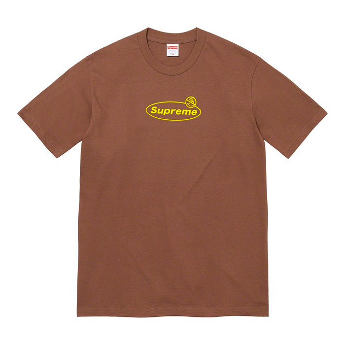 Supreme Warning Tee- Brown