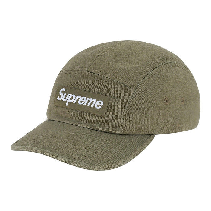 Supreme Washed Chino Twill Camp Cap (FW20)- Olive