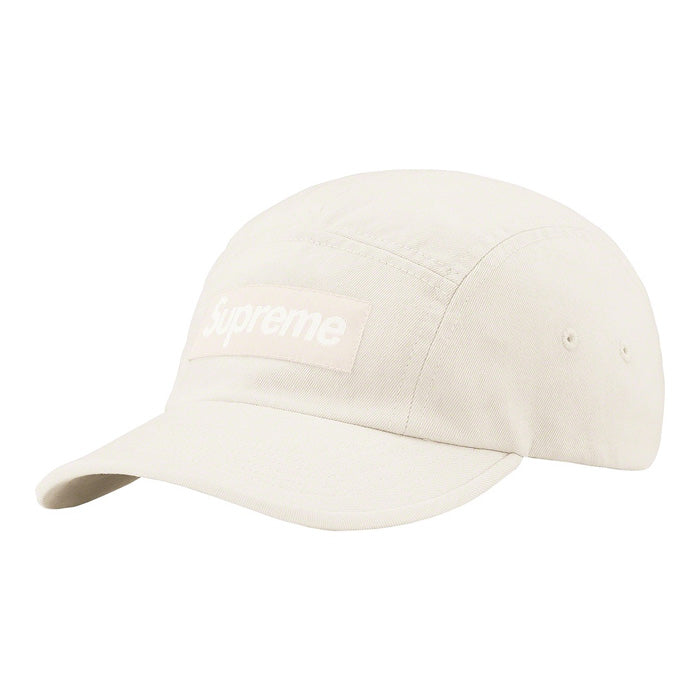 Supreme Washed Chino Twill Camp Cap (FW21)- Natural