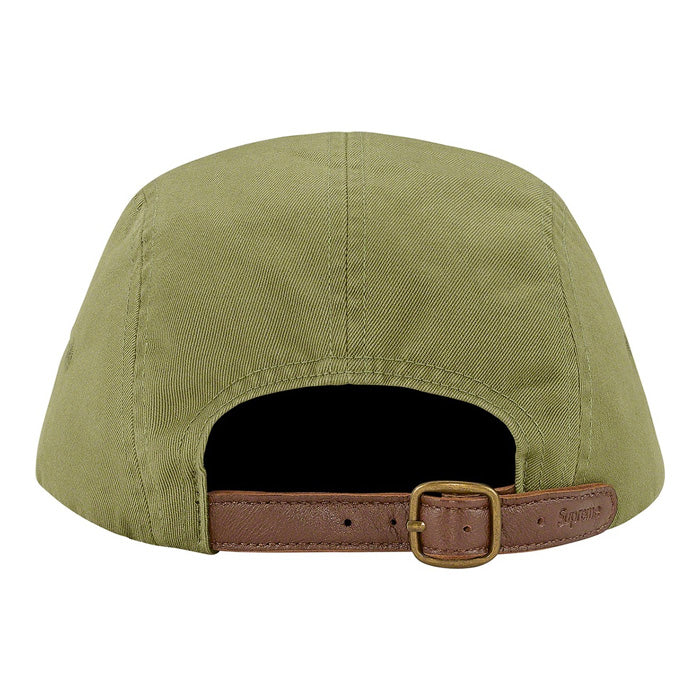 Supreme Washed Chino Twill Camp Cap (SS21)- Light Olive