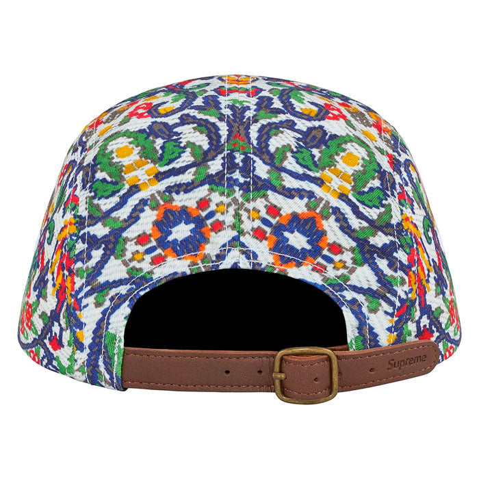 Supreme Washed Chino Twill Camp Cap (SS23)- Tapestry
