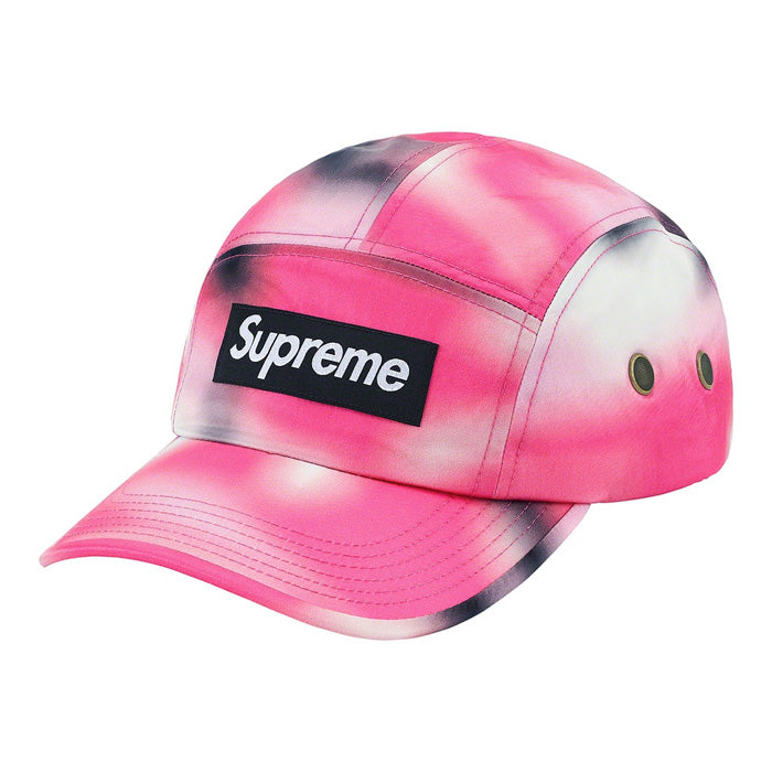 Supreme Washed Satin Camo Camp Cap- Pink Camo