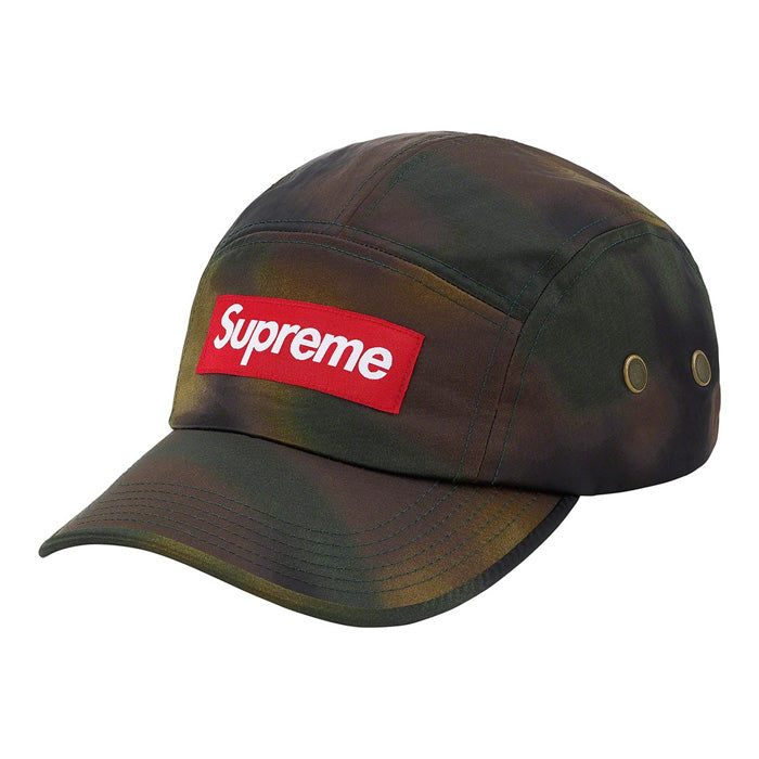 Supreme Washed Satin Camo Camp Cap- Woodland Camo