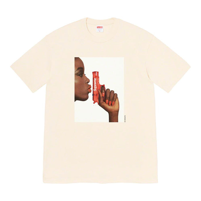 Supreme Water Pistol Tee- Natural