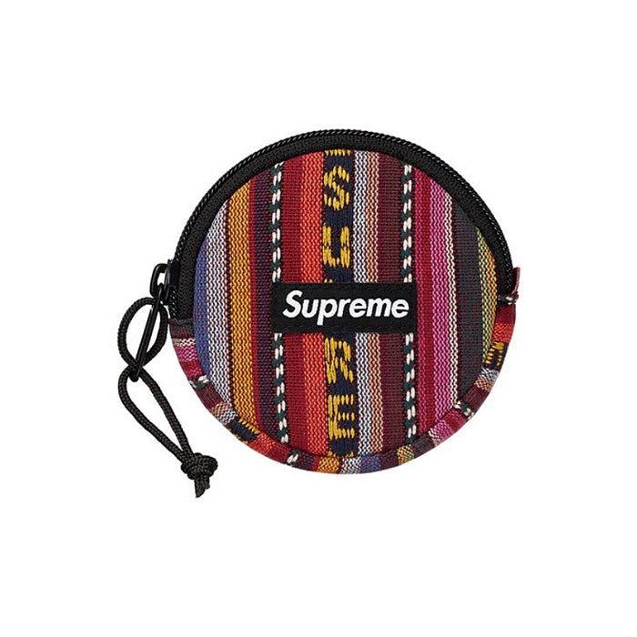 Supreme Woven Stripe Coin Pouch- Multicolor