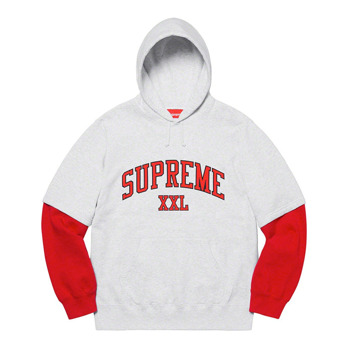 Supreme XXL Hooded Sweatshirt- Ash Gray