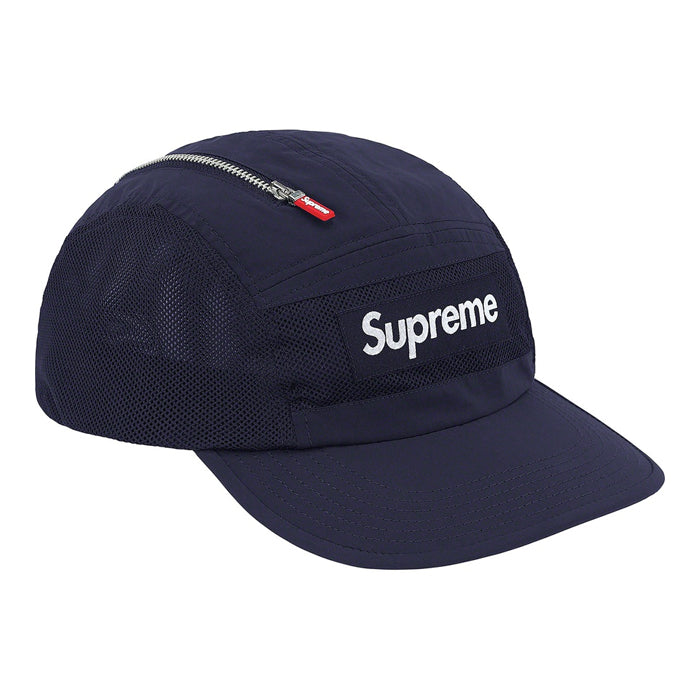 Supreme Zip Mesh Camp Cap- Navy