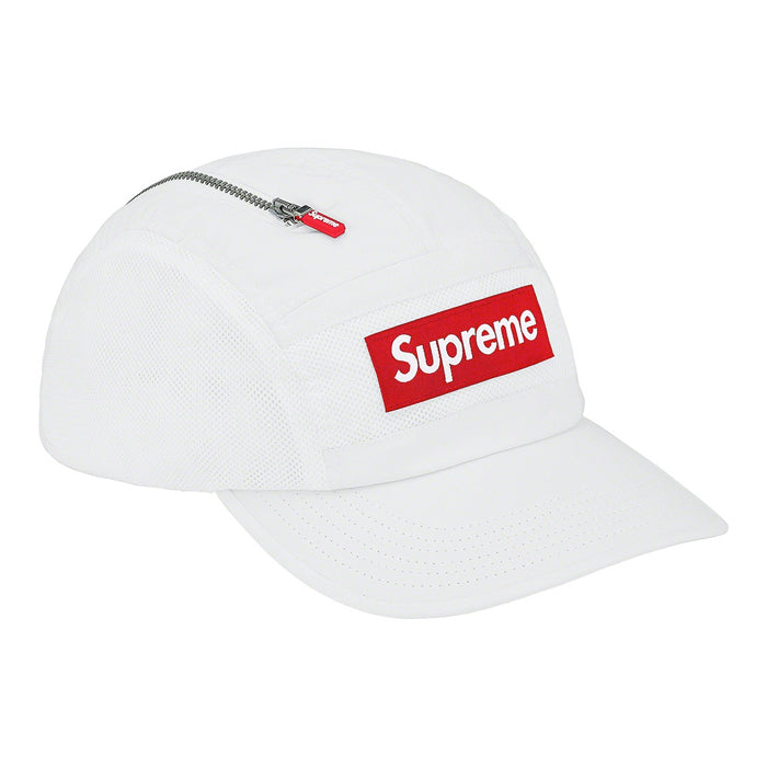 Supreme Zip Mesh Camp Cap- White