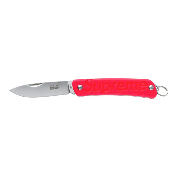 Supreme®/Boker Glow-In-The-Dark Keychain Knife- Red