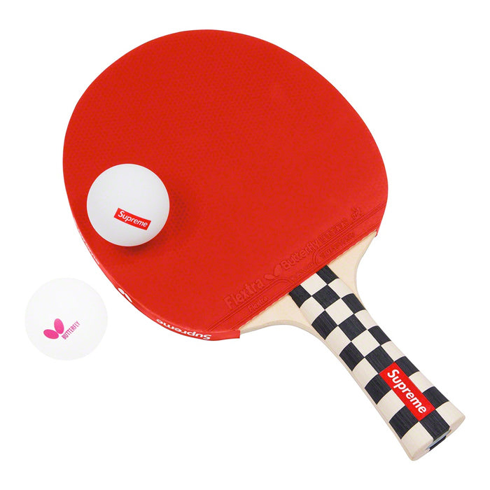 Supreme®/Butterfly Table Tennis Racket Set- Checkerboard