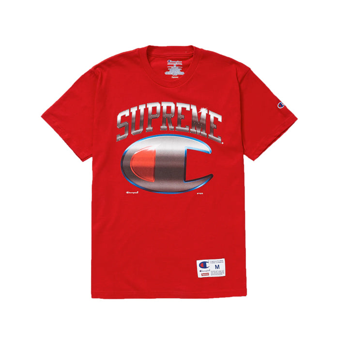Supreme Champion Chrome S/S Top SS19- Red