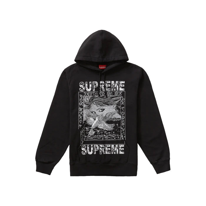 Supreme Doves Hooded Sweatshirt - Black
