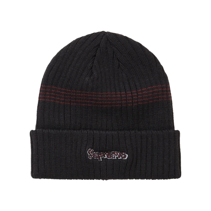 Supreme Gonz Logo Beanie (FW19)- Black