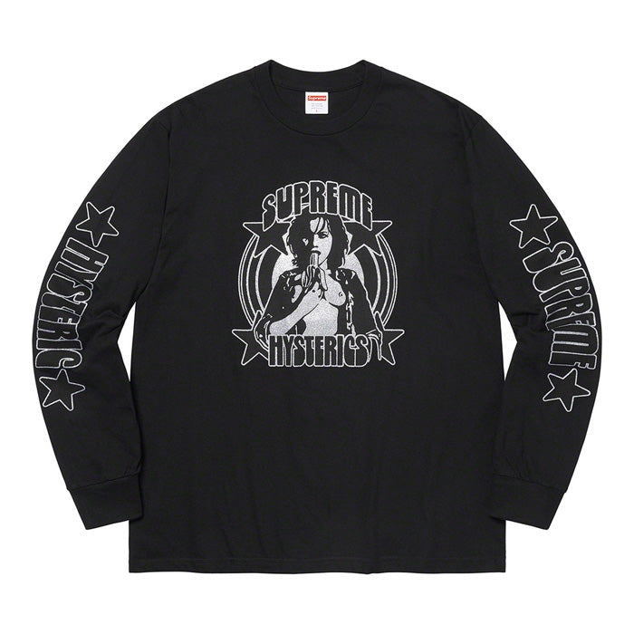 Supreme®/HYSTERIC GLAMOUR L/S Tee- Black