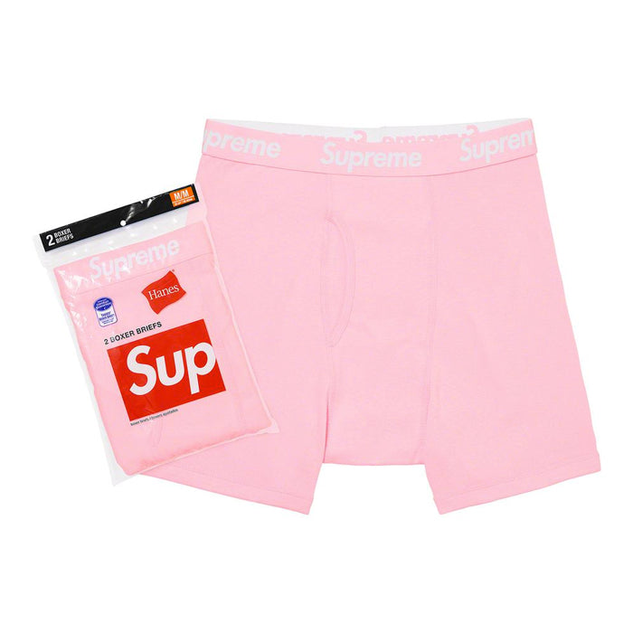 Supreme®/Hanes® Boxer Briefs (2 Pack)- Pink