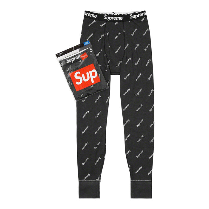 Supreme®/Hanes® Thermal Pant (1 Pack FW20)- Black
