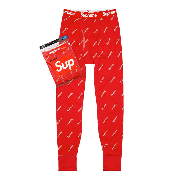 Supreme®/Hanes® Thermal Pant (1 Pack FW20)- Red