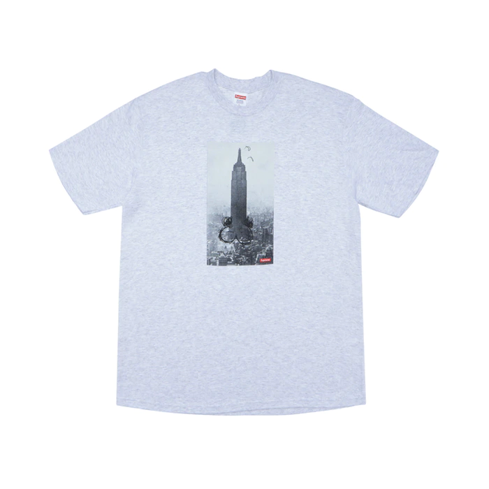 Supreme Mike Kelley The Empire State Tee- Ash Grey