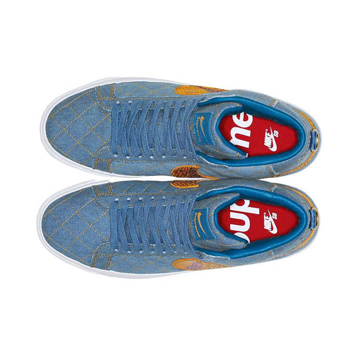 Supreme®/Nike SB Blazer Mid- Denim