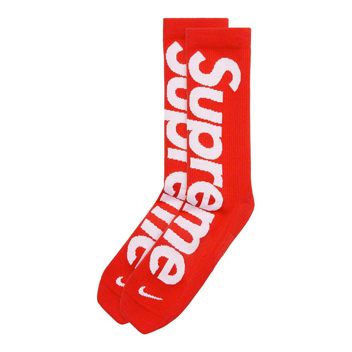 Supreme®/Nike® Lightweight Crew Socks (1 Pack)- Red