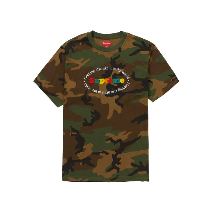 Supreme Nothing Else S/S Top- Woodland Camo