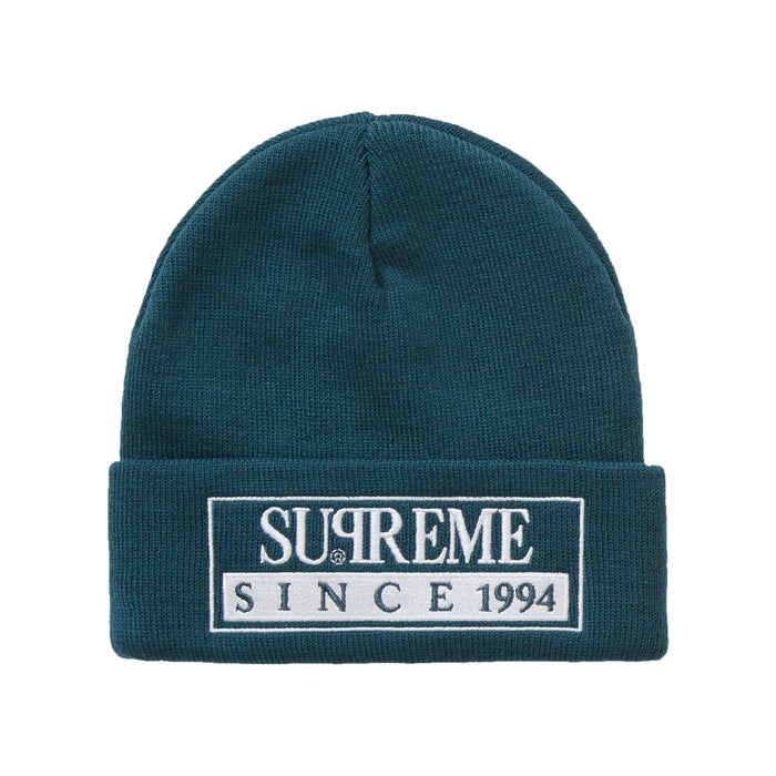 Supreme Reserved Beanie- Work Teal