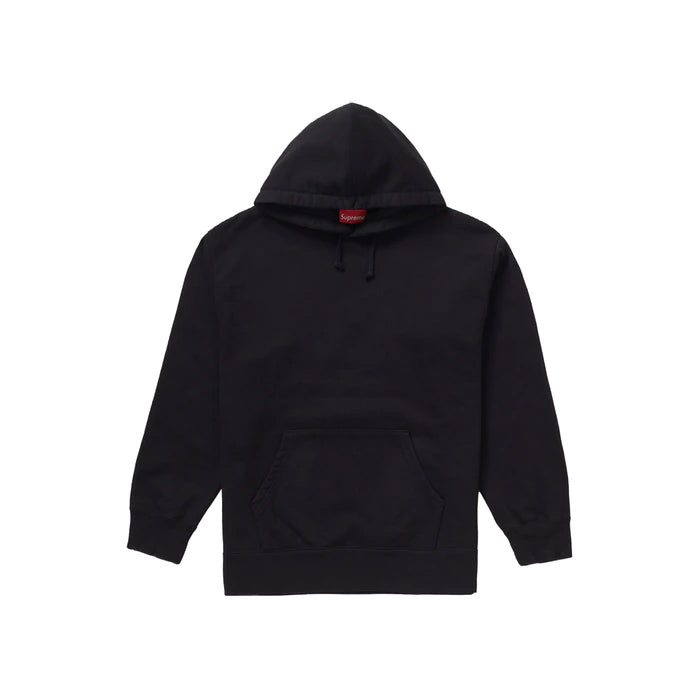 Supreme Rhinestone Script Hooded Sweatshirt - Black