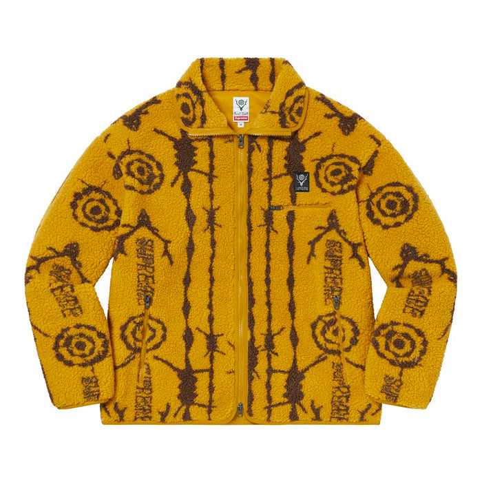 Supreme®/SOUTH2 WEST8 Fleece Jacket- Mustard