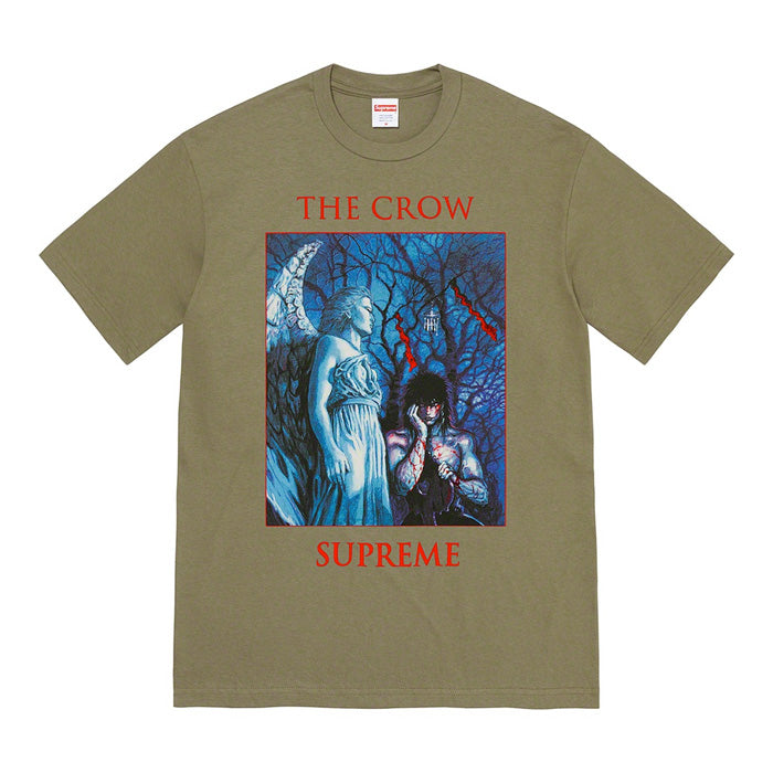 Supreme/The Crow Tee- Light Olive