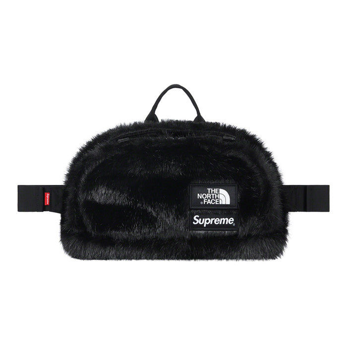 Supreme®/The North Face® Faux Fur Waist Bag- Black
