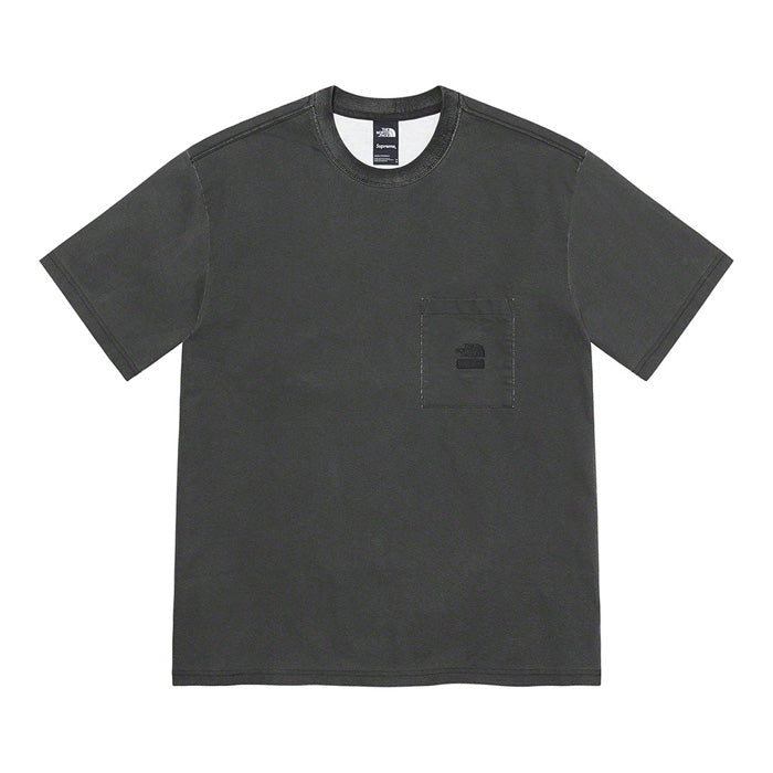 Supreme®/The North Face® Pigment Printed Pocket Tee- Black