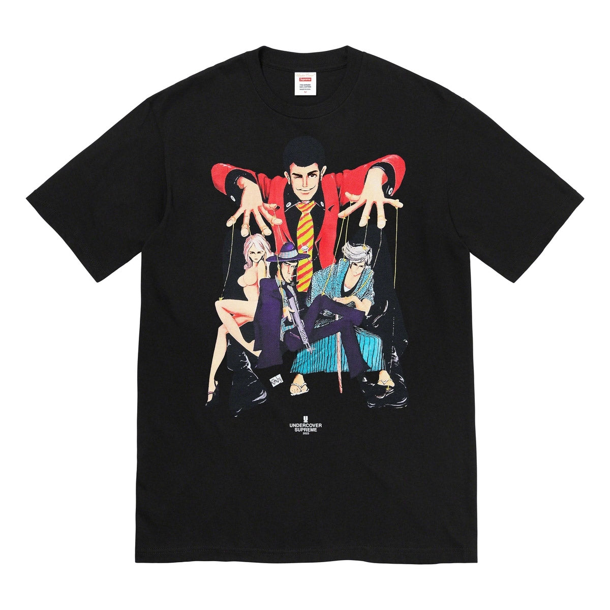 Supreme®/Undercover Lupin Tee- Black