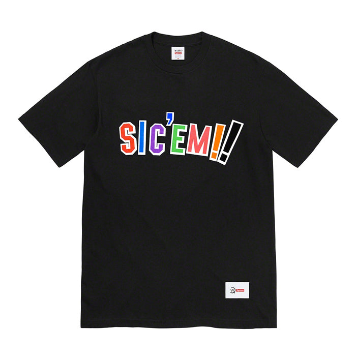 Supreme®/WTAPS® Sic'em! Tee- Black