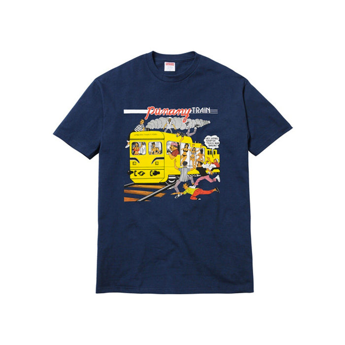 Supreme Wilfred Limonius Punany Train Tee- Navy