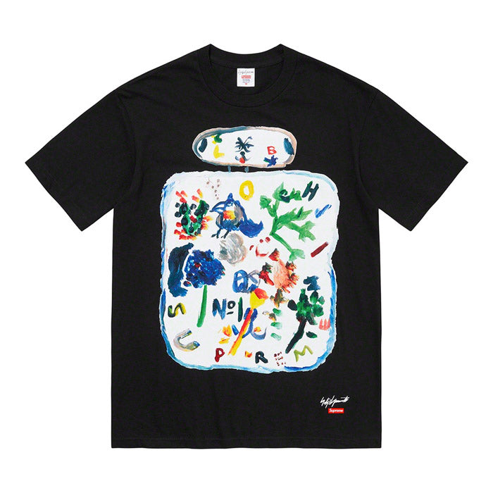 Supreme®/Yohji Yamamoto® Paint Tee- Black