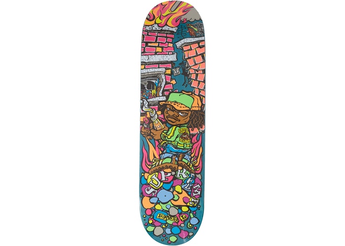 Supreme Molotov Kid Skateboard- Teal