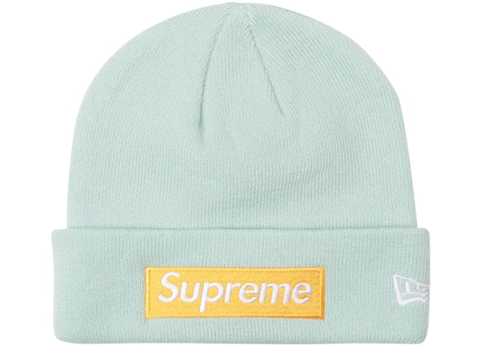 Supreme New Era Box Logo Beanie (FW17)- Ice Blue