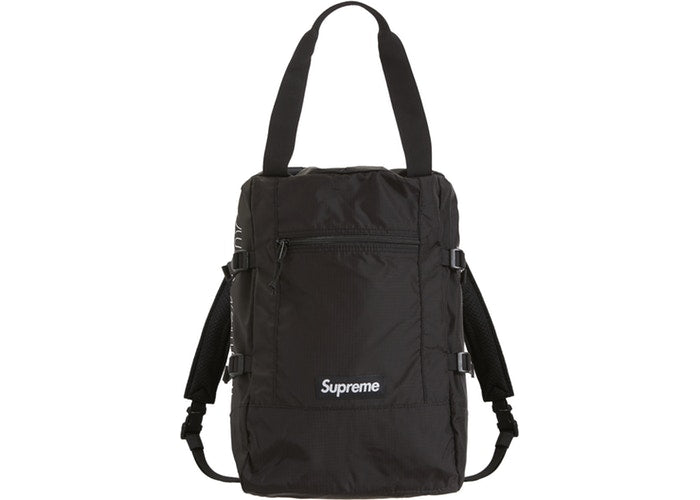 Supreme Tote Backpack- Black