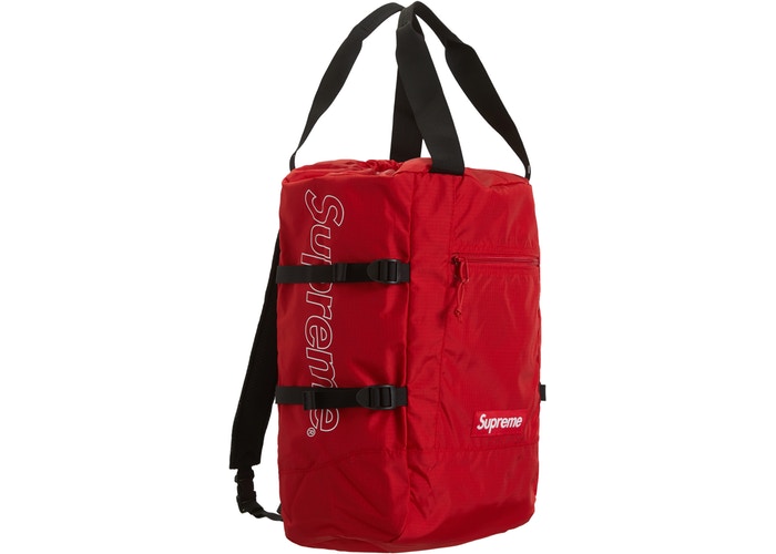 Supreme Tote Backpack- Red
